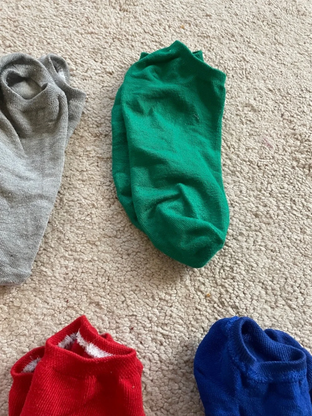 Classic Cotton No-Show Socks - Assorted Colors (5-Pack)